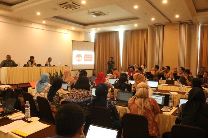 Penyampaian Materi dari Narasumber Aiaz Rajasa SE.Ak., MAcc  (Kemen PANRB) kepada peserta