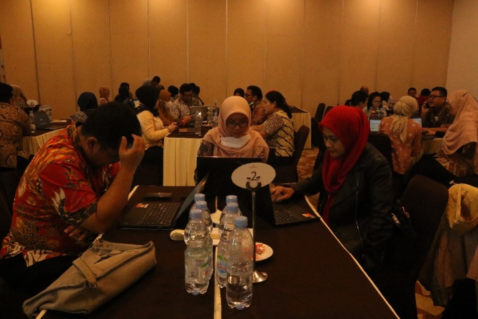 Salah satu kelompok penyusunan, kelompok 2