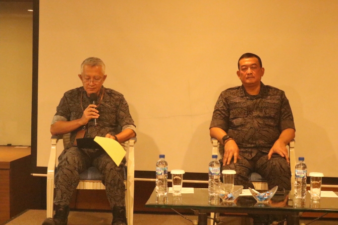 Karo Perencanaan Settama BNN Mardiharto Tjokrowasito, S.H., LLM. memberikan arahan kepada Peserta 