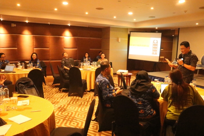 Paparan Materi dari Auditor Ahli Utama Ittama BNN  Marwan Idris, S.E., M.M., CFrA., CQMP.